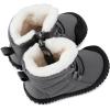 imageBMCiTYBM Toddler Baby Snow Boots Winter Shoes Boys Girls Cold Weather Baby Faux Fur ShoesKgrey