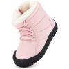 imageBMCiTYBM Toddler Baby Snow Boots Winter Shoes Boys Girls Cold Weather Baby Faux Fur ShoesKpink