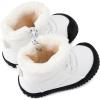 imageBMCiTYBM Toddler Baby Snow Boots Winter Shoes Boys Girls Cold Weather Baby Faux Fur ShoesKwhite