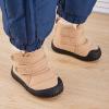 imageBMCiTYBM Toddler Baby Snow Boots Winter Shoes Boys Girls Cold Weather Baby Faux Fur ShoesTwo Strap Camel