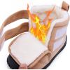 imageBMCiTYBM Toddler Baby Snow Boots Winter Shoes Boys Girls Cold Weather Baby Faux Fur ShoesTwo Strap Camel