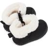 imageBMCiTYBM Toddler Baby Snow Boots Winter Shoes Boys Girls Cold Weather Baby Faux Fur ShoesWhite Black