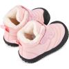 imageBMCiTYBM Toddler Baby Snow Boots Winter Shoes Boys Girls Cold Weather Baby Faux Fur ShoesYpink