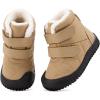 imageBMCiTYBM Toddler Baby Snow Boots Winter Shoes Boys Girls Cold Weather Baby Faux Fur ShoesZip Brown