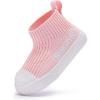 imageBMCiTYBM Baby Sneakers Girls Boys Lightweight Breathable Mesh First Walkers Shoes 624 Months32pink