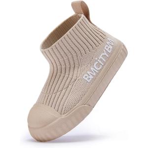 imageBMCiTYBM Baby Sneakers Girls Boys Lightweight Breathable Mesh First Walkers Shoes 624 Months32khaki