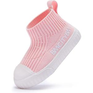 imageBMCiTYBM Baby Sneakers Girls Boys Lightweight Breathable Mesh First Walkers Shoes 624 Months32pink