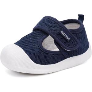 imageBMCiTYBM Baby Sneakers Girls Boys Lightweight Breathable Mesh First Walkers Shoes 624 Months5navy