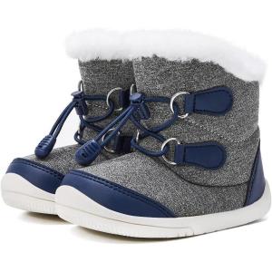 imageBMCiTYBM Toddler Baby Snow Boots Winter Shoes Boys Girls Cold Weather Baby Faux Fur Shoes1navy