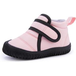 imageBMCiTYBM Toddler Baby Snow Boots Winter Shoes Boys Girls Cold Weather Baby Faux Fur Shoes2pink