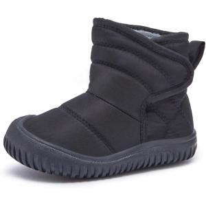 imageBMCiTYBM Toddler Baby Snow Boots Winter Shoes Boys Girls Cold Weather Baby Faux Fur Shoes81black