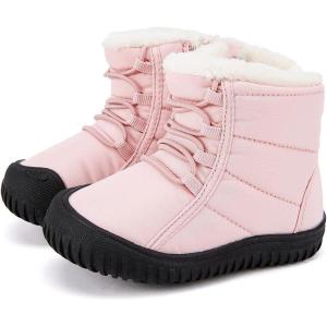 imageBMCiTYBM Toddler Baby Snow Boots Winter Shoes Boys Girls Cold Weather Baby Faux Fur ShoesKpink
