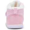 imageBMCiTYBM Baby Boy Girl Snow Boots Waterproof Winter Warm Booties Nonslip Lightweight Outdoor Shoes for First Walkers 6 9 12 18 24 MonthsInfantToddlerCpink