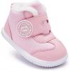 imageBMCiTYBM Baby Boy Girl Snow Boots Waterproof Winter Warm Booties Nonslip Lightweight Outdoor Shoes for First Walkers 6 9 12 18 24 MonthsInfantToddlerCpink