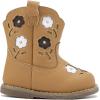 imageBMCiTYBM Baby Cowboy Cowgirl Boots Infant Western Boots Toddler Boys Girls Round Toe Riding Mid Calf Boots All Seasons for 6 9 12 18 24 MonthsA1brown