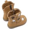imageBMCiTYBM Baby Cowboy Cowgirl Boots Infant Western Boots Toddler Boys Girls Round Toe Riding Mid Calf Boots All Seasons for 6 9 12 18 24 MonthsA1brown