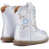 imageBMCiTYBM Baby Cowboy Cowgirl Boots Infant Western Boots Toddler Boys Girls Round Toe Riding Mid Calf Boots All Seasons for 6 9 12 18 24 MonthsA1silver