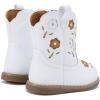imageBMCiTYBM Baby Cowboy Cowgirl Boots Infant Western Boots Toddler Boys Girls Round Toe Riding Mid Calf Boots All Seasons for 6 9 12 18 24 MonthsA1white