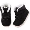 imageBMCiTYBM Baby Girls Boys Boots High Top First Walking ShoesDark Black