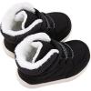 imageBMCiTYBM Baby Girls Boys Boots High Top First Walking ShoesDark Black
