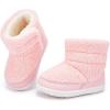 imageBMCiTYBM Baby Snow Boots Boys Girls Winter Warm Shoes Lightweight Outdoor Shoes for Infant Toddler 6 9 12 18 24 MonthsEpink