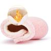 imageBMCiTYBM Baby Snow Boots Boys Girls Winter Warm Shoes Lightweight Outdoor Shoes for Infant Toddler 6 9 12 18 24 MonthsEpink