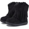 imageBMCiTYBM Baby Snow Boots Boys Girls Winter Warm Shoes Lightweight Outdoor Shoes for Infant Toddler 6 9 12 18 24 MonthsHblack