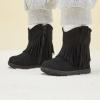 imageBMCiTYBM Baby Snow Boots Boys Girls Winter Warm Shoes Lightweight Outdoor Shoes for Infant Toddler 6 9 12 18 24 MonthsHblack