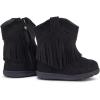 imageBMCiTYBM Baby Snow Boots Boys Girls Winter Warm Shoes Lightweight Outdoor Shoes for Infant Toddler 6 9 12 18 24 MonthsHblack