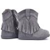 imageBMCiTYBM Baby Snow Boots Boys Girls Winter Warm Shoes Lightweight Outdoor Shoes for Infant Toddler 6 9 12 18 24 MonthsHgrey