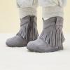 imageBMCiTYBM Baby Snow Boots Boys Girls Winter Warm Shoes Lightweight Outdoor Shoes for Infant Toddler 6 9 12 18 24 MonthsHgrey