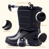 imageBMCiTYBM Kids Snow Boots Boys Girls Toddler Winter Waterproof Shoes Cold Weather Outdoor Lightweight ToddlerLittle KidsBig KidsBlack06