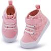 imageBMCiTYBM Toddler Baby Canvas Shoes Boys Girls Walking Sneakers1pinkfour Season