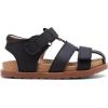 imageBMCiTYBM Toddler Boys Girls Sandals Open Toe Arch Support Slides Adjustable Straps Cork Footbed Slippers for Indoor OutdoorBblack