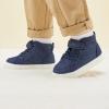 imageToddler Boys Girls Walking Shoes High Top Tennis Canvas SneakersInfantToddlerAnavy