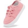 imageToddler Boys Girls Walking Shoes High Top Tennis Canvas SneakersInfantToddlerXpink
