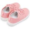 imageToddler Boys Girls Walking Shoes High Top Tennis Canvas SneakersInfantToddlerXpink