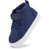 imageToddler Boys Girls Walking Shoes High Top Tennis Canvas SneakersInfantToddlerAnavy