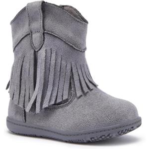 imageBMCiTYBM Baby Snow Boots Boys Girls Winter Warm Shoes Lightweight Outdoor Shoes for Infant Toddler 6 9 12 18 24 MonthsHgrey