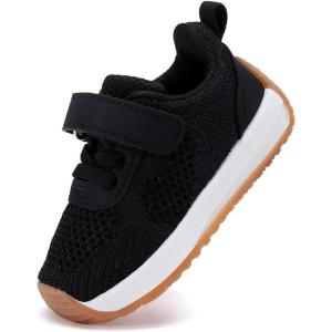 imageBMCiTYBM Baby Toddler Walking Sneakers Boys Girls Shoes6black
