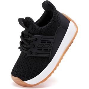 imageBMCiTYBM Baby Toddler Walking Sneakers Boys Girls Shoes7black