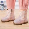 imageBMCiTYBM Baby Cowboy Cowgirl Boots Infant Western Shoes Boys Girls Round Toe Boots All Seasons 624 MonthsGlitterpink