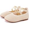 imageBMCiTYBM Toddler Girls Dress Walking Shoes Knitting Mary Jane Flats Ballet Party2camel