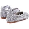 imageBMCiTYBM Toddler Girls Dress Walking Shoes Knitting Mary Jane Flats Ballet Party2grey
