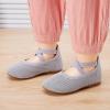 imageBMCiTYBM Toddler Girls Dress Walking Shoes Knitting Mary Jane Flats Ballet Party2grey