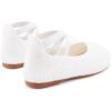 imageBMCiTYBM Toddler Girls Dress Walking Shoes Knitting Mary Jane Flats Ballet Party2white