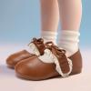 imageBMCiTYBM Toddler Girls Dress Walking Shoes Knitting Mary Jane Flats Ballet Party3brown