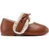 imageBMCiTYBM Toddler Girls Dress Walking Shoes Knitting Mary Jane Flats Ballet Party3brown