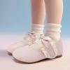 imageBMCiTYBM Toddler Girls Dress Walking Shoes Knitting Mary Jane Flats Ballet Party3pink
