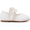 imageBMCiTYBM Toddler Girls Dress Walking Shoes Knitting Mary Jane Flats Ballet Party3white